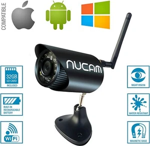 720p Portable Camera Magnetic Base Battery Powered WirelessFor RV/Trailer/Truck - Picture 1 of 9