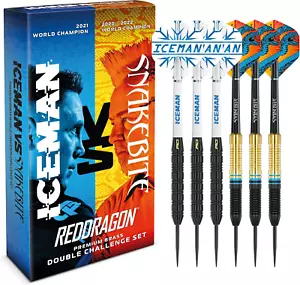 RED DRAGON Peter Wright 'Snakebite' V Gerwyn Price 'Iceman' DWC Steel Tip Dartse - Bild 1 von 12