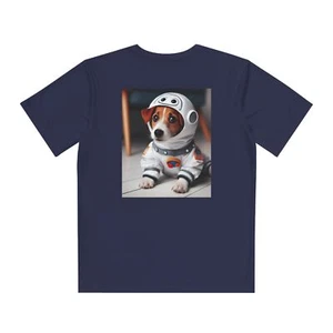Astronaut Dog Jack Russell Terrier Puppy Youth Competitor Tee - Picture 1 of 21