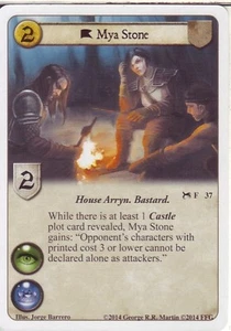 3 x Mya Stone AGoT LCG 1.0 Game of Thrones A Deadly Game 37 - Picture 1 of 1