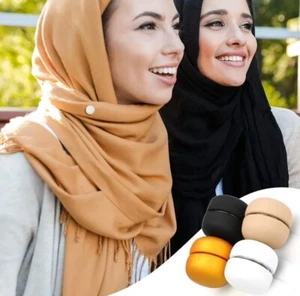 •HIJAB•COLLEZIONI MAGNETICHE Spilla Sciarpa Cristallo Metallico Opaco SENZA strappi - Foto 1 di 13