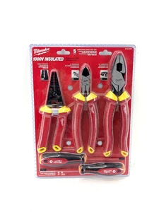 Milwaukee 48-22-2215 1000V isoliertes Elektriker Handwerkzeug Set - 5-teilig NEU - Bild 1 von 2