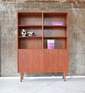 60er Poul Hundevad Vintage Teak Kommode Highboard Regal Mid-Century Danish 60s - Bild 1 von 10
