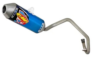 FMF 4.1 Mini Full Exhaust Muffler TI SS End Cap For Kawasaki KLX110L 02-20 - Picture 1 of 6