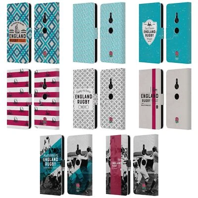 OFFICIAL ENGLAND RUGBY UNION HISTORY LEATHER BOOK WALLET CASE FOR SONY PHONES 1 - Image 1 of 4