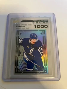 2022-23  UPPER DECK SERIES 2 population count 1000 NICK ABRUZZESE - Imagen 1 de 1