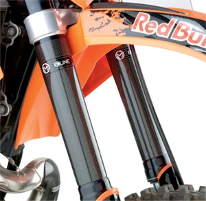 Protezioni Forcella Fibra di Carbonio Kawasaki Gas Gas Husqvarna Husaberg Ktm - Imagen 1 de 3