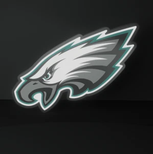 Philadelphia Eagles Led Light Box NFC Team NFL Wall Display Sign - Picture 1 of 4