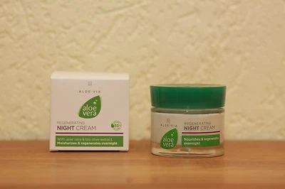 633,80€/L   1 x LR Aloe Via  Aloe Vera Regenerierende Nachtcreme  50 ml - Bild 1 von 2