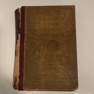McGuffey's Fifth Eclectic Reader-Revised Edition(Hardcover Book)1879/1896 - Picture 1 of 13