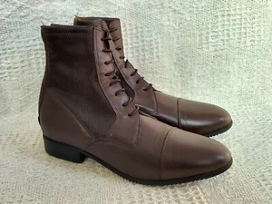 Tredstep Ireland Paddock Boots Brown Sz 40 Rear Zip - Picture 1 of 15