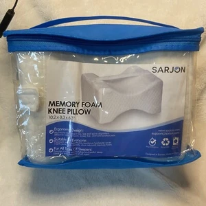Sarjon Memory Foam Knee Pillow For Side Sleepers - Picture 1 of 10