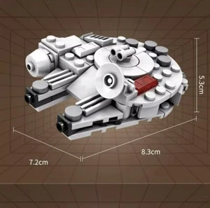 Millennium Falcon Fighter Building Blocks Kit Bricks Set Free P&P UK Stock - Picture 1 of 1