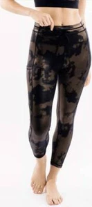 NWOT SZ 6/8 Zyia Bronze Hendrix Metallic Pocket Drawstring leggings - Picture 1 of 6