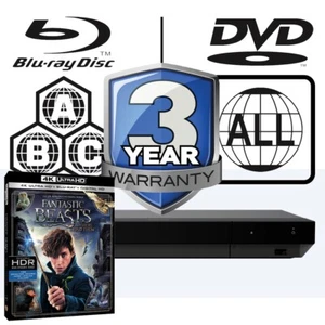 Sony Blu-ray Player UBP-X700 All Zone Code Free MultiRegion 4K Fantastic Beasts - Picture 1 of 8