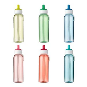 Mepal CAMPUS Wasserflasche Flip-Up 500 ml Trinkhalm spülmaschinengeeignet - Bild 1 von 16