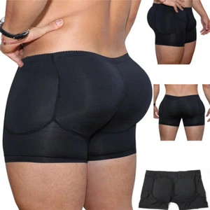 Men Butt Lifter Shorts Padded Briefs Boxer Underwear Hip Enhancer Body Shaper - Picture 1 of 16