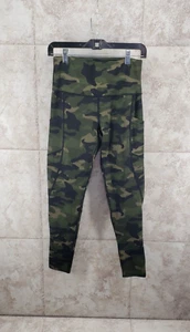 BSP Hasta la pantorrilla Camuflaje Leggings Tiro Alto Ponte Yoga Pantalones Talla L - Imagen 1 de 5