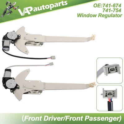 For Ford Bronco F100 F150 F250 F-350 Front LH RH w/ Motor Power Window Regulator - Image 1 of 4