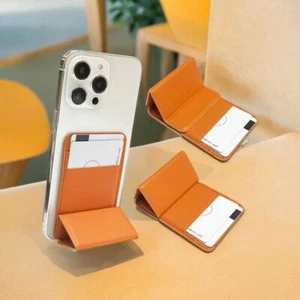 Magsafe Wallet Magnetic Wallet Stand for iPhone 16 15 14 13 12 ProMax - Picture 1 of 15