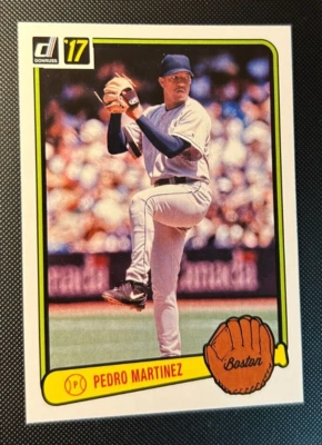 Pedro Martinez 2017 Donruss Baseball Retro Variation #RV-42 Red Sox HOF - Image 1 of 2
