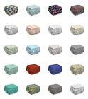 Ambesonne Surreal Abstract Ottoman Cover 2 Piece Slipcover Set and Ruffle Skirt
