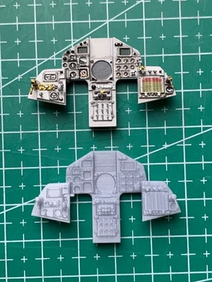 Tornado GR1 Pilots Instrument Panel replacement for Italeri 1/32 GR4 kit - Image 1 of 4
