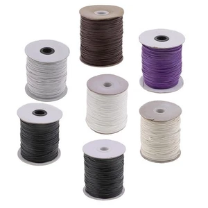 1 Roll 170M Waxed Cotton Cord Thread Rope Necklace Bracelet - Picture 1 of 20