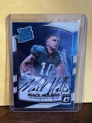 2017 Donruss Optic - Rated Rookie Mack Hollins #161 Autographs /150 (AU, RC) - Image 1 of 2