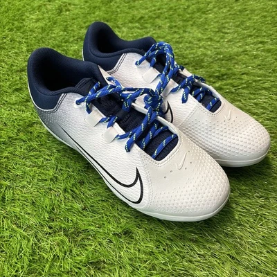 Botines de softbol de metal Nike Hyperdiamond 4 PRO talla 9 blancos azul marino CZ5920-400 Foto 1 de 4