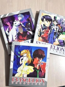EVANGELION CHRONICLE Complete 3 Binder Set Collection Anime Art Book Guide - Bild 1 von 10