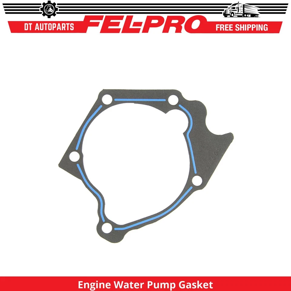 适用于 1999 - 2005 年现代索纳塔 2.4 升 L4 发动机水泵垫片 Fel-Pro 2000 2001 — 第 1/1 张图片