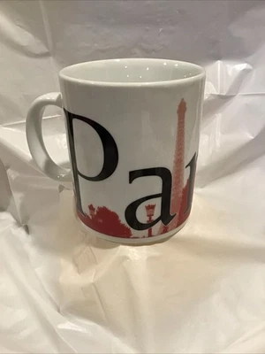 Starbucks Paris City Mug Collector Series Black And Red - Image 1 of 4