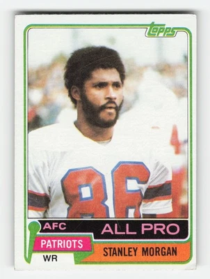 1981 Topps #290 Stanley Morgan Very Good - Image 1 of 2