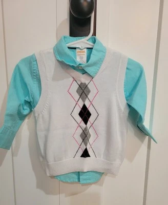 Chicos Gymboree/TCP Pascua Camisa/Suéter Chaleco Talla 6-12 Meses Foto 1 de 4
