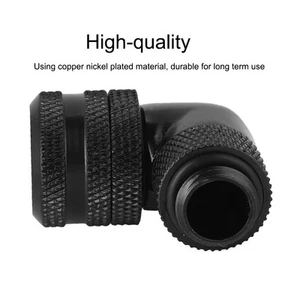 G1/4 Thread Water Cooling Fitting 90° Elbow Connector For 10x14 Hard T FY - Afbeelding 1 van 11