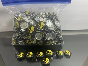 500+ Factorum Motorsports C8 Jake Skull Emblem 1 1/4" Buttons NASCAR New - Picture 1 of 6