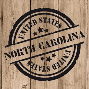 Vinilo de Corte North Carolina Pegatina Carolina del Norte United States 10 cm - Bild 1 von 4