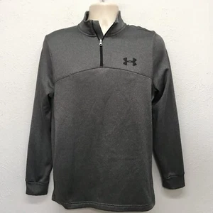 Under Armour Cold Gear 1/4 Zip Fleecepullover Herren S grau Golf 1286334 - DEFEKT - Bild 1 von 7
