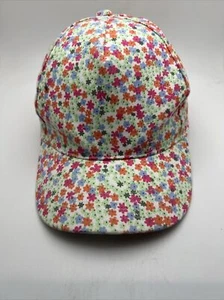 GYMBOREE Baseball Cap Girls Med/Large Hat Floral Adjustable Strapback GR10 - Picture 1 of 6