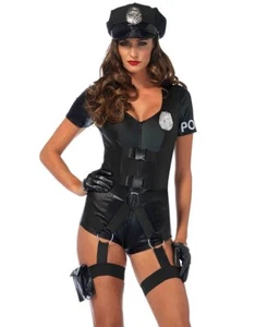 Brand New Flirty Five-0 Police Halloween Costume Leg Avenue 85555 - Picture 1 of 4