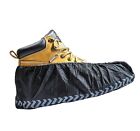 Premium Disposable Shoe Covers Black for Men and Women Workman Booties 100 Pack