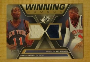 2006-07 Upper Deck SPX Combos ganadores Jamal Crawford/Nate Robinson #WC-CR - Imagen 1 de 2