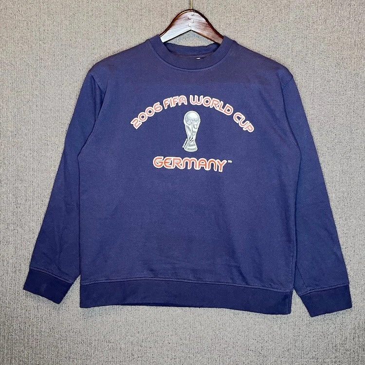 Sudadera FIFA Para Hombre Pequeña Azul Estampado Gráfico Copa Mundial FIFA Alemania 2006 y2k  Foto 1 de 4