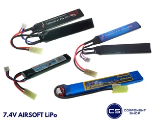 7.4V 560 to 2600mAh Airsoft LiPO Battery Custom Connector Giant Power VapexTech - Picture 1 of 29