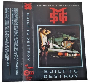 The Michael Schenker Group - Built To Destroy Cassette Tape vg - Picture 1 of 2