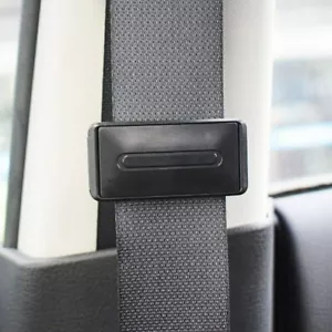 2pcs Adjustable Car Interior Safety Seat Belt Clip Holder Stopper Buckle Clamp - Picture 1 of 12