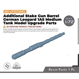 Yao's 1/72 Additional Stake Gun Barrel German Leopard 1A5 Medium Tank Model Part - Picture 1 of 4