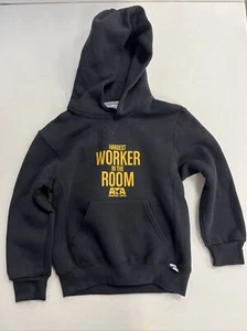 ATA Martial Arts Taekwondo Karate Child Small Black Hooded Champion Sweatshirt - Picture 1 of 3