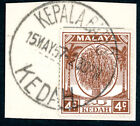 1957 Malaya Kedah Kepala Batas Postmark On Piece